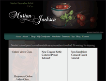 Tablet Screenshot of marianjackson.com